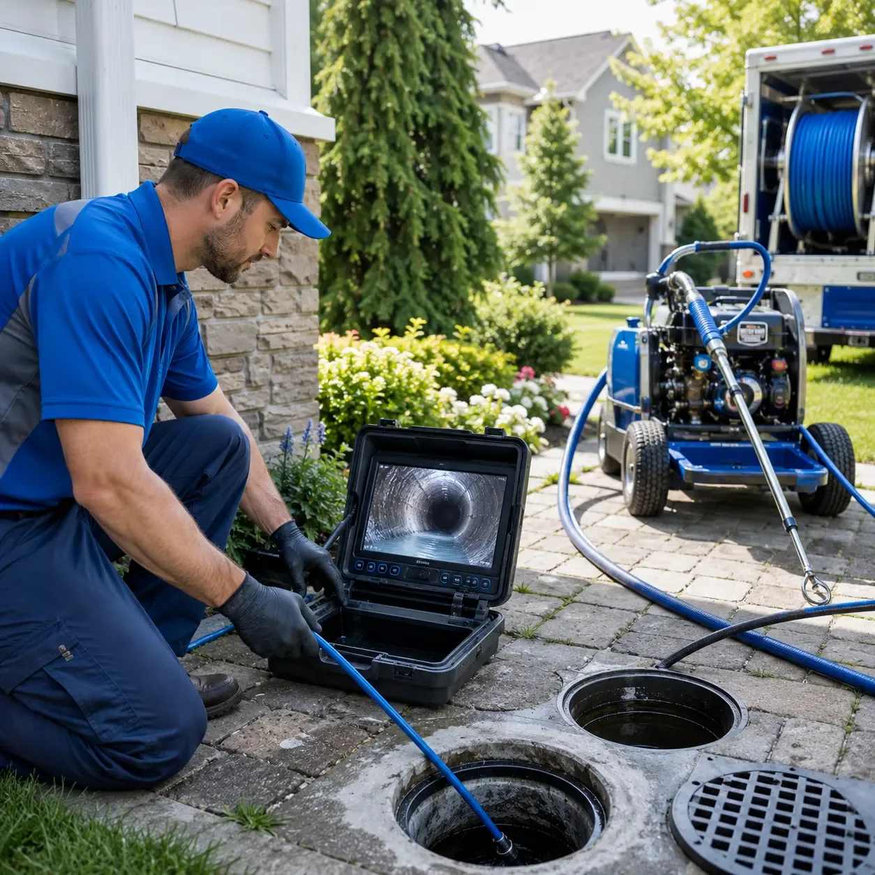 Outdoor drain cleaning professionals serving Hamilton, VA